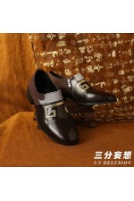 1/3 Delusion Genshin Impact Zhongli Cosplay Leather Shoes